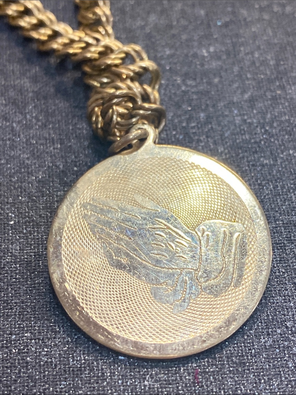 Serenity Praying Hands Medallion Bracelet - Picture 3 of 3